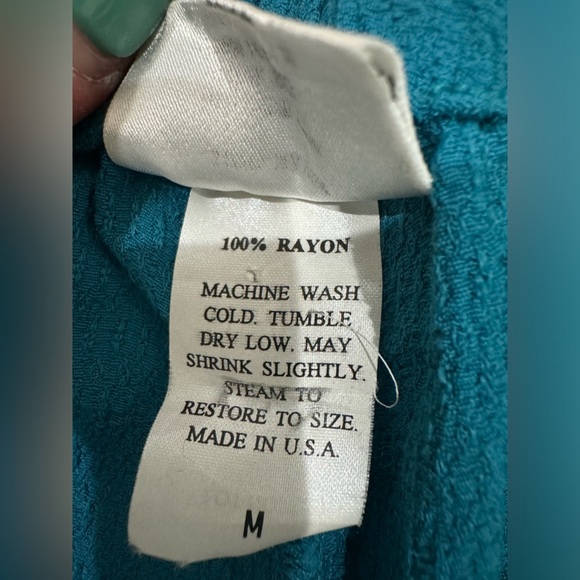 Eileen Fisher Vibrant Blue Trousers - Picture 4 of 5